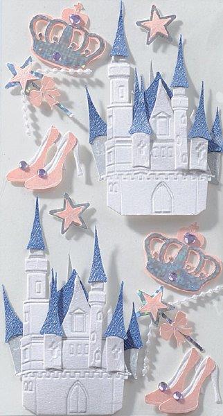 Art-Work Handmade 3D Stickers Fairy Tale Lock