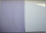 Creative Expressions White Card & Mauve Envelope 254 x 174mm pk10