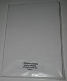 Creative Expressions Foundations Ribbed Cardstock White A4 220gsm Pk25