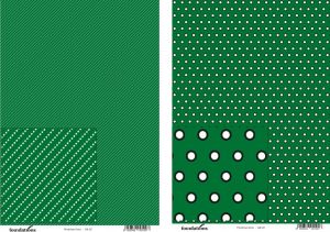 Pinstripe & Dot 5BC2 A4 D/sided Paper