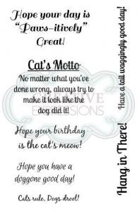 Creative Expressions Paws-itively Great A5 Clear Stamp Set