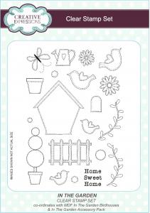 Creative Expressions In The Garden 6 in x 8 in Clear Stamp Set