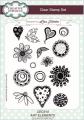 Creative Expressions Art Elements 6 in x 8 in Clear Stamp Set