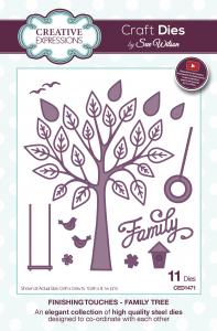 Creative Expressions Sue Wilson Finishing Touches Family Tree Craft Die