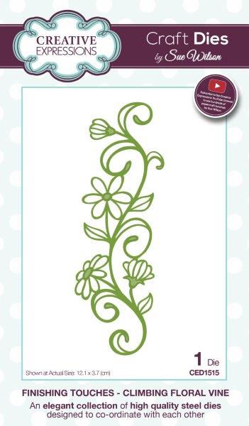 Creative Expressions Sue Wilson Finishing Touches Climbing Floral Vine Craft Die