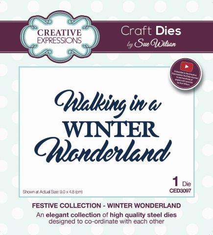 Creative Expressions Sue Wilson Festive Winter Wonderland Craft Die