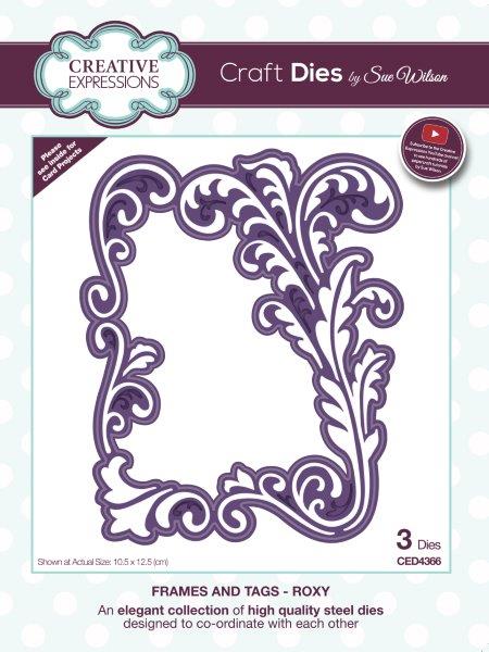 Creative Expressions Sue Wilson Frames and Tags Roxy Craft Die