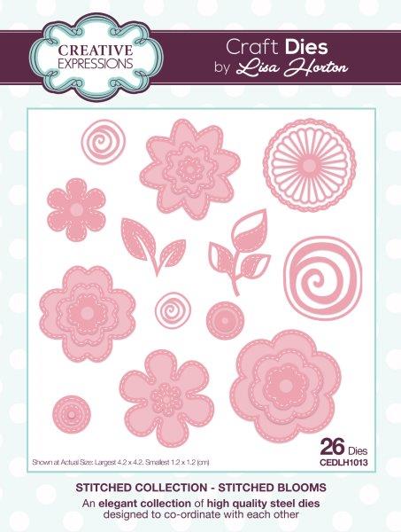 Creative Expressions Stitched  Stitched Blooms Craft Die