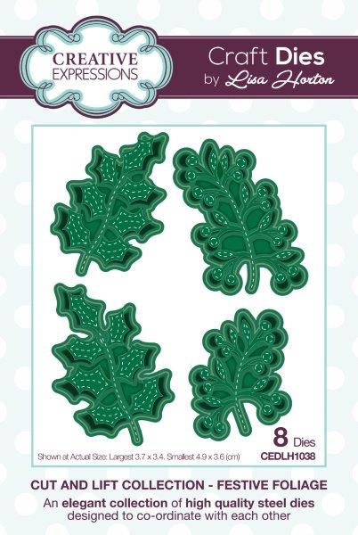 Creative Expressions Cut and Lift Festive Foliage Craft Die