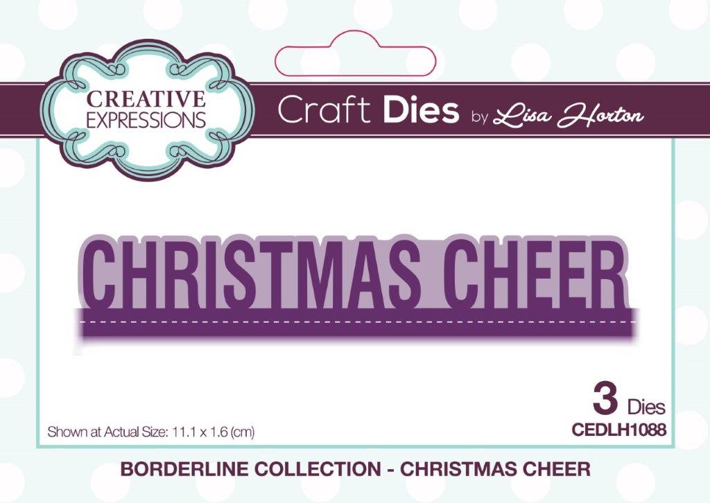 Creative Expressions Borderline Christmas Cheer Craft Die