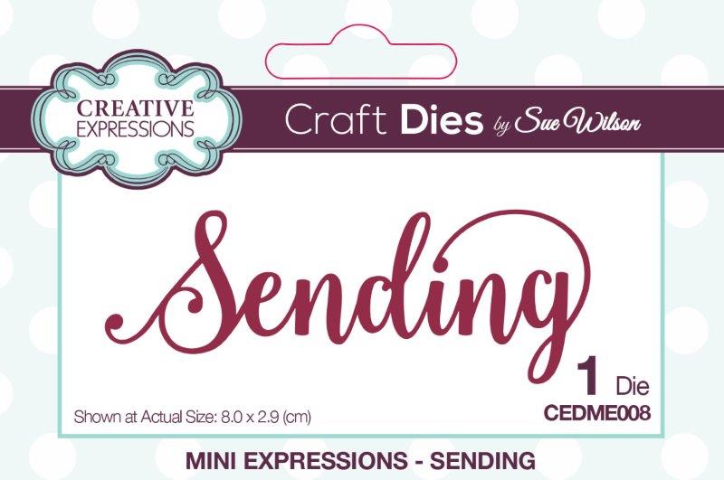 Creative Expressions Sue Wilson Mini Expressions Sending Craft Die