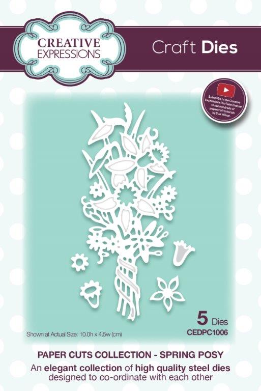 Creative Expressions Paper Cuts Spring Posy Craft Die