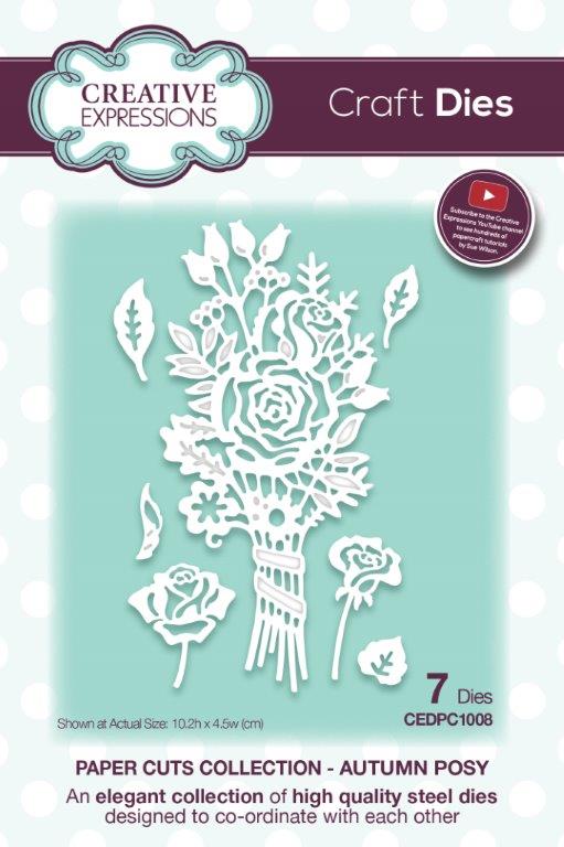 Creative Expressions Paper Cuts Autumn Posy Craft Die