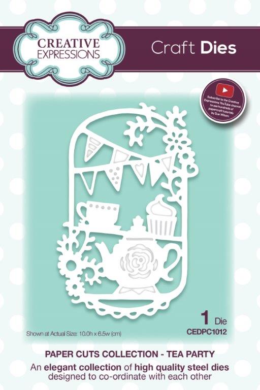 Creative Expressions Paper Cuts Tea Party Craft Die