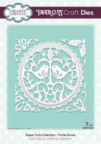 Creative Expressions Paper Cuts Turtle Doves Craft Die