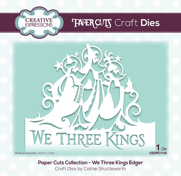 Creative Expressions Paper Cuts We Three Kings Edger Craft Die
