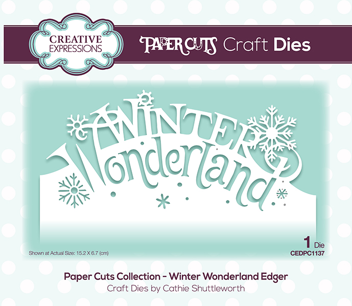 Creative Expressions Paper Cuts Winter Wonderland Edger Craft Die