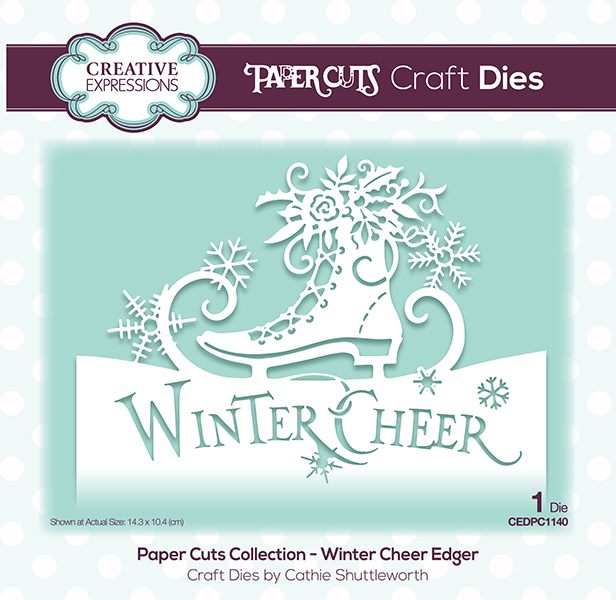 Creative Expressions Paper Cuts Winter Cheer Edger Craft Die