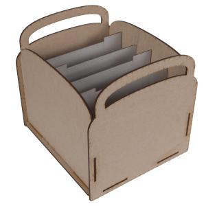Creative Expressions Craft Storage Unit with Dividers Mdf