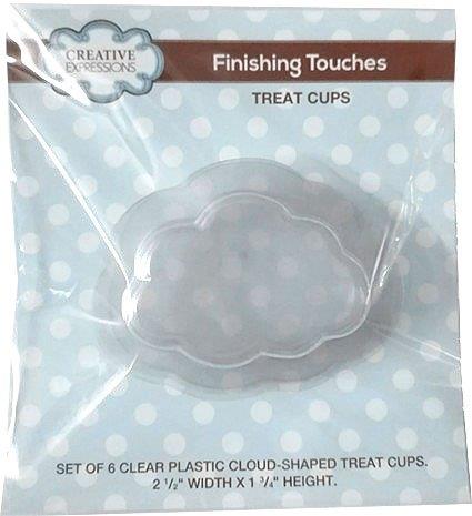 Creative Expressions Cloud Treat Cup pk 6