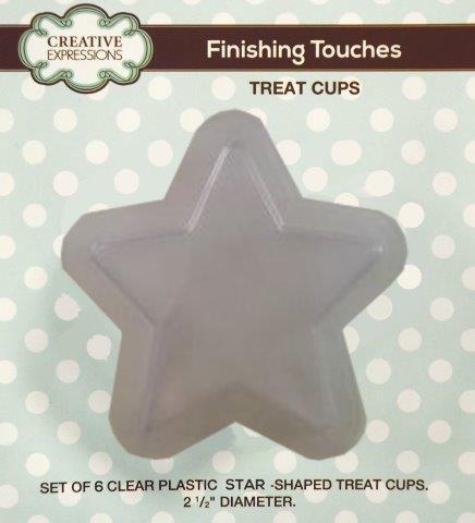 Creative Expressions Star Shaped Treat Cups pk 6
