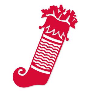 Merry Little Christmas Collection Christmas Stocking Die