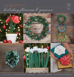 DCVW Lia Griffith Christmas Wreath & Flower Kit (Greens)