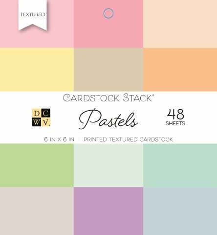 DCVW Cardstock Stash Pastel 6 in x 6 in