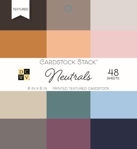 Cardstock Stash Neutrals 6 x 6