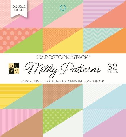DCVW Cardstock Stack Milky Prints 6 in x 6 in