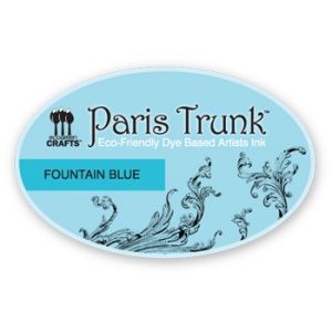 Eco-Friendly Dye Ink Pad Fountain Blue