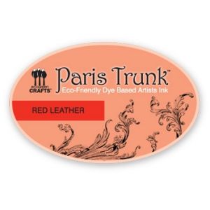 Eco-Friendly Dye Ink Pad Red Leather