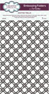 Creative Expressions Knotted Trellis A4 Embossing Folder