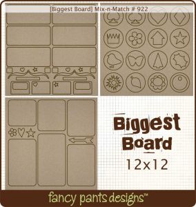 Biggest Board Mix-n-Match 12 x 12 pk 3 styles