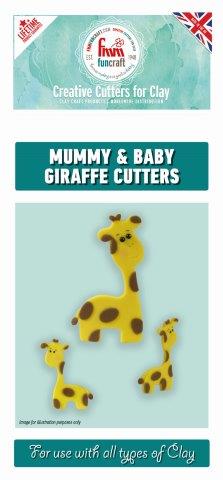 FMM Funcraft Mummy & Baby Giraffe Cutters