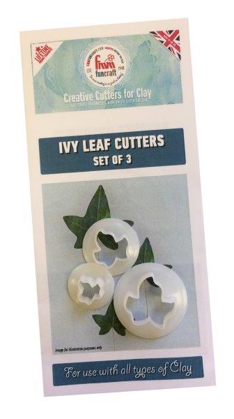 FMM Funcraft Ivy Leaf Cutters Set of 3