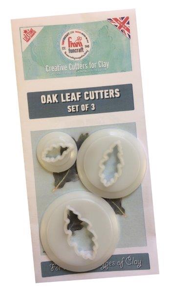 FMM Funcraft Oak Leaf Cutters Set of 3