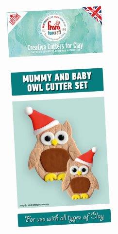 FMM Funcraft Mummy & Baby Owl Cutter Set