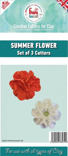 FMM Funcraft Summer Flowers Set of 3 Cutters