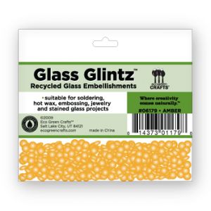 Glass Glintzs Amber 8mm