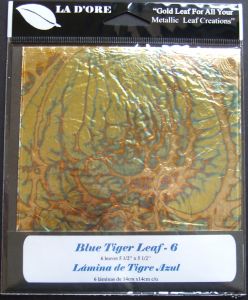 La D'ore Blue Tiger Leaf (pk6 leaves)