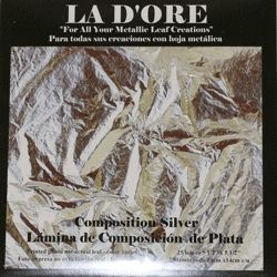 La D'ore Composition Silver Leaf (pk25 leaves)
