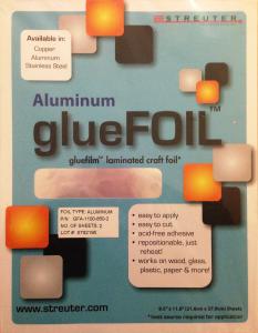 Aluminium Glue Foil pk 2 sheets 11 x 8.5