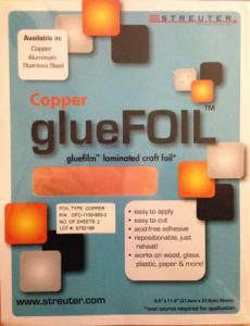Copper Glue Foil pk 2 sheets 11 x 8.5