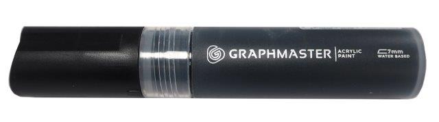 Graphmaster Acrylic Paint Marker Black 7mm nib