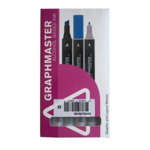 Graphmaster Alcohol Marker Colourless Blender 6 pcs