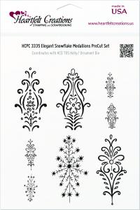 Heartfelt Elegant Snowflake Medallion Pre-cut Set