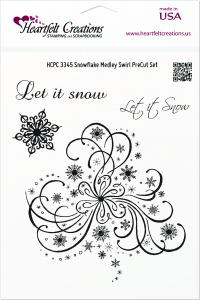 Heartfelt Snowflake Medley Swirl Pre-cut Set