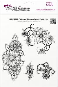 Heartfelt Tattered Blossom Swirl Pre-cut Set