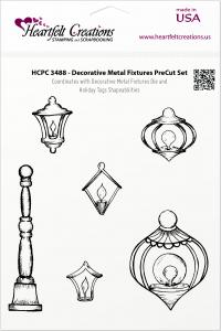 Heartfelt Decorative Metal Fixtures Pre-cut Set